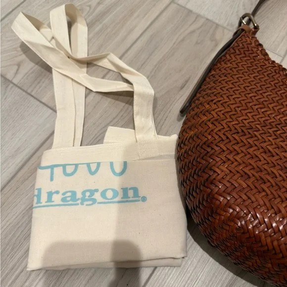 Dragon Diffusion Luna Mezza Should Bag Color Tan - Picture 8 of 10